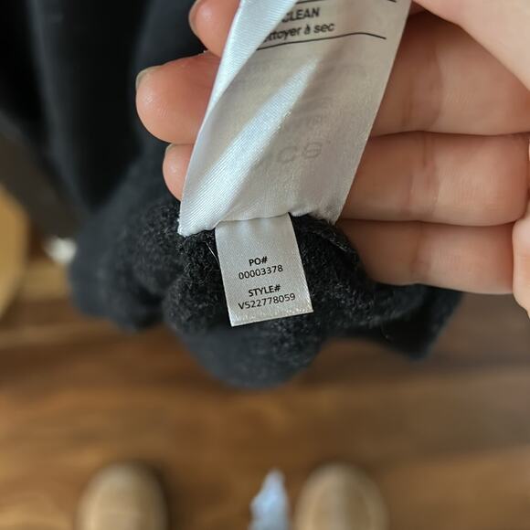 Vince Black V-Neck Sweater Dress - Picture 8 of 13